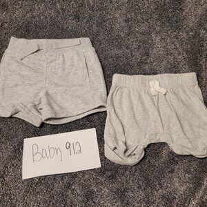 912.    2 pack of bundled baby shorts